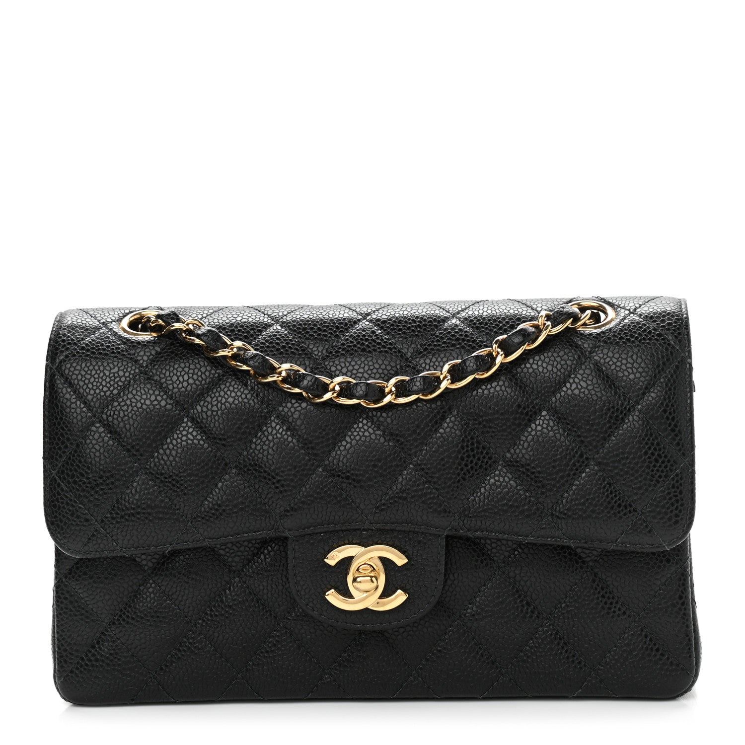 Chanel Caviar Quilted Small Double Flap Black 1 of 14