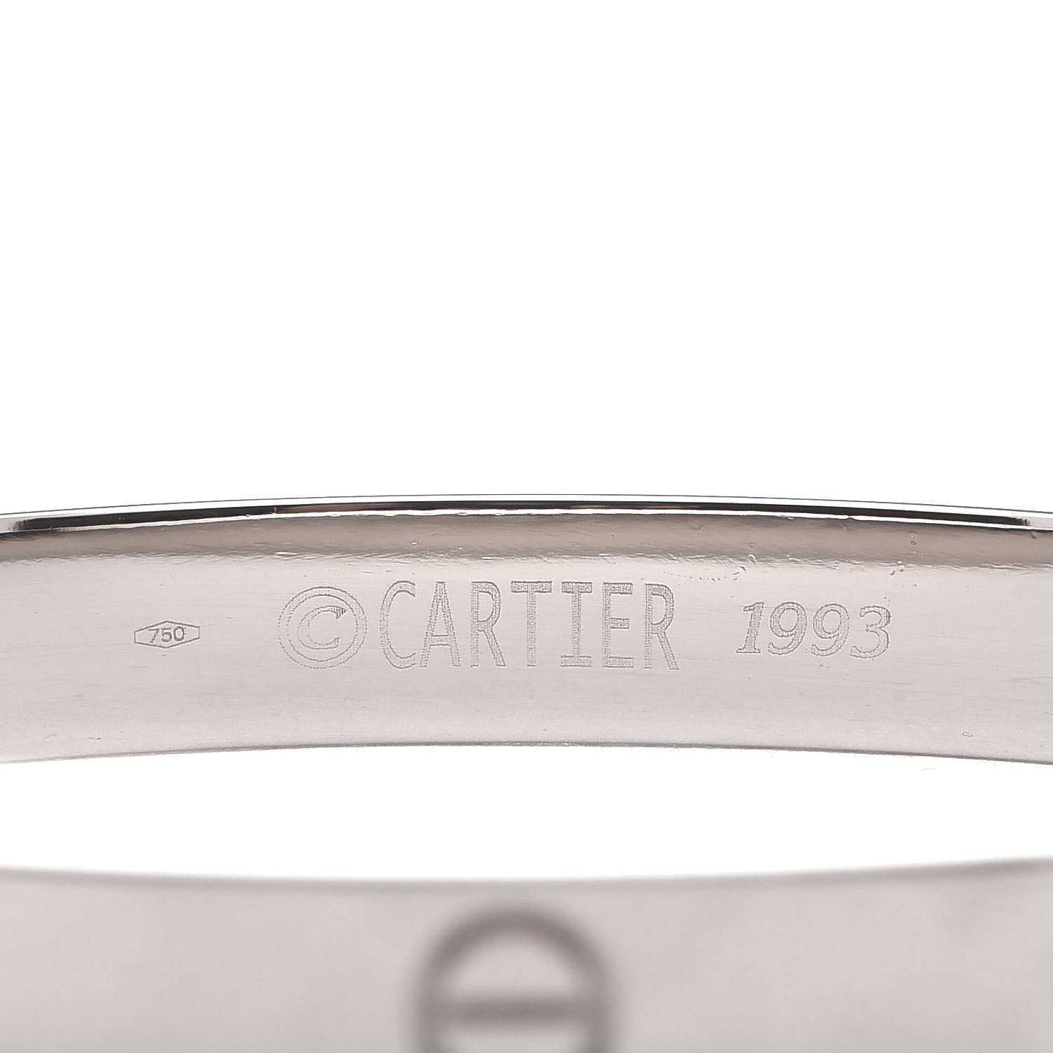 Cartier 18K White Gold LOVE Bracelet 17 6 of 6