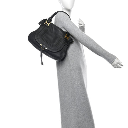 Chloe Calfskin Medium Marcie Satchel Black 2 of 10