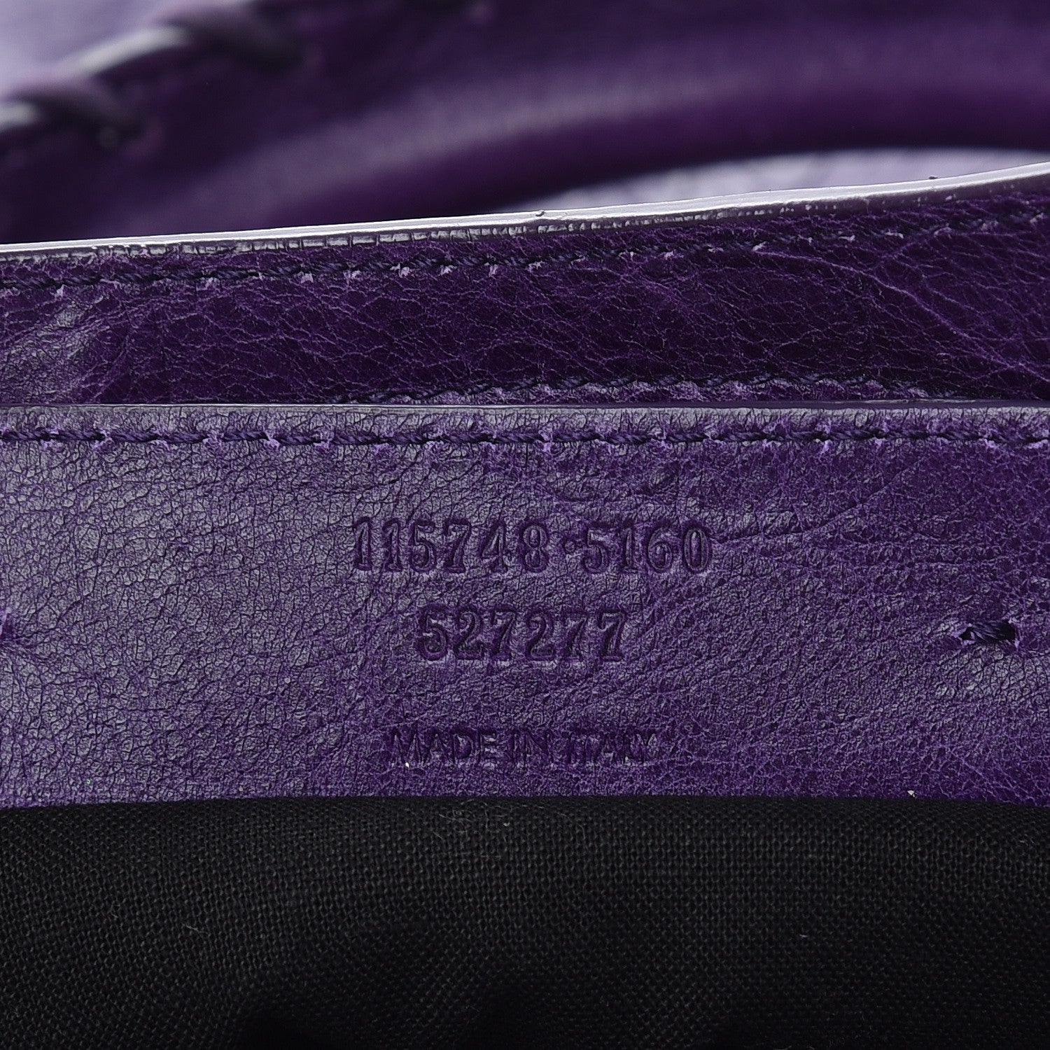 Balenciaga Agneau Classic Hardware City Dark Violet 8 of 11