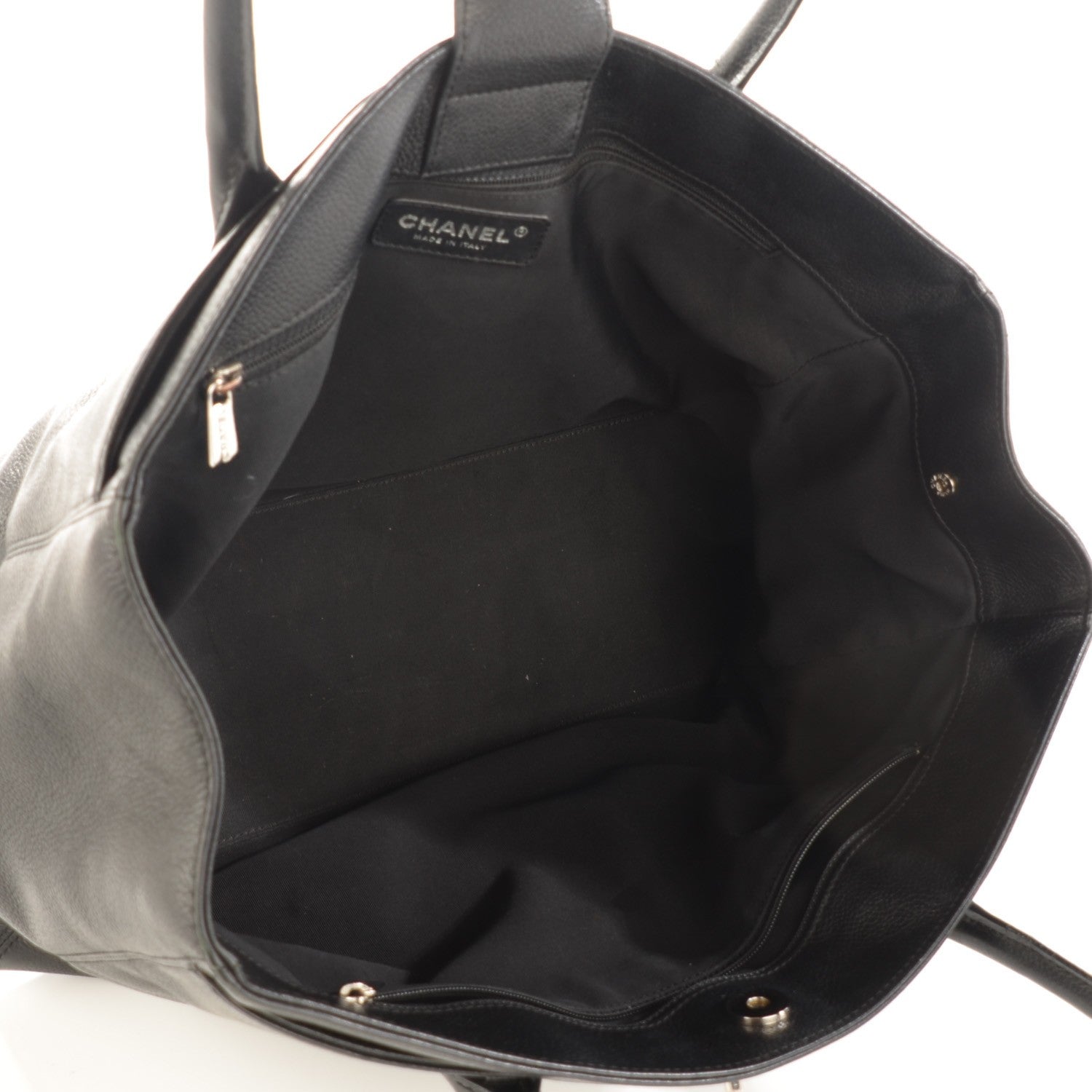 Chanel Deerskin Cerf Executive Shopper Tote Black 7 of 7