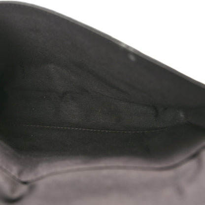 Fendi Vitello Soft F is Fendi Bi-Color FF 1974 Embossed Envelope Wallet On Chain with Pouches Maya Black 6 of 12