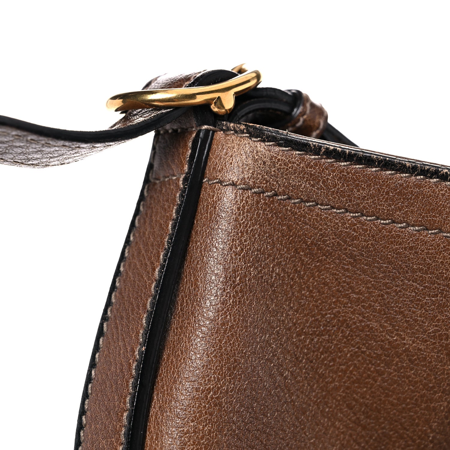 Gucci Calfskin Large Harness Hobo Maple Brown 25 of 32