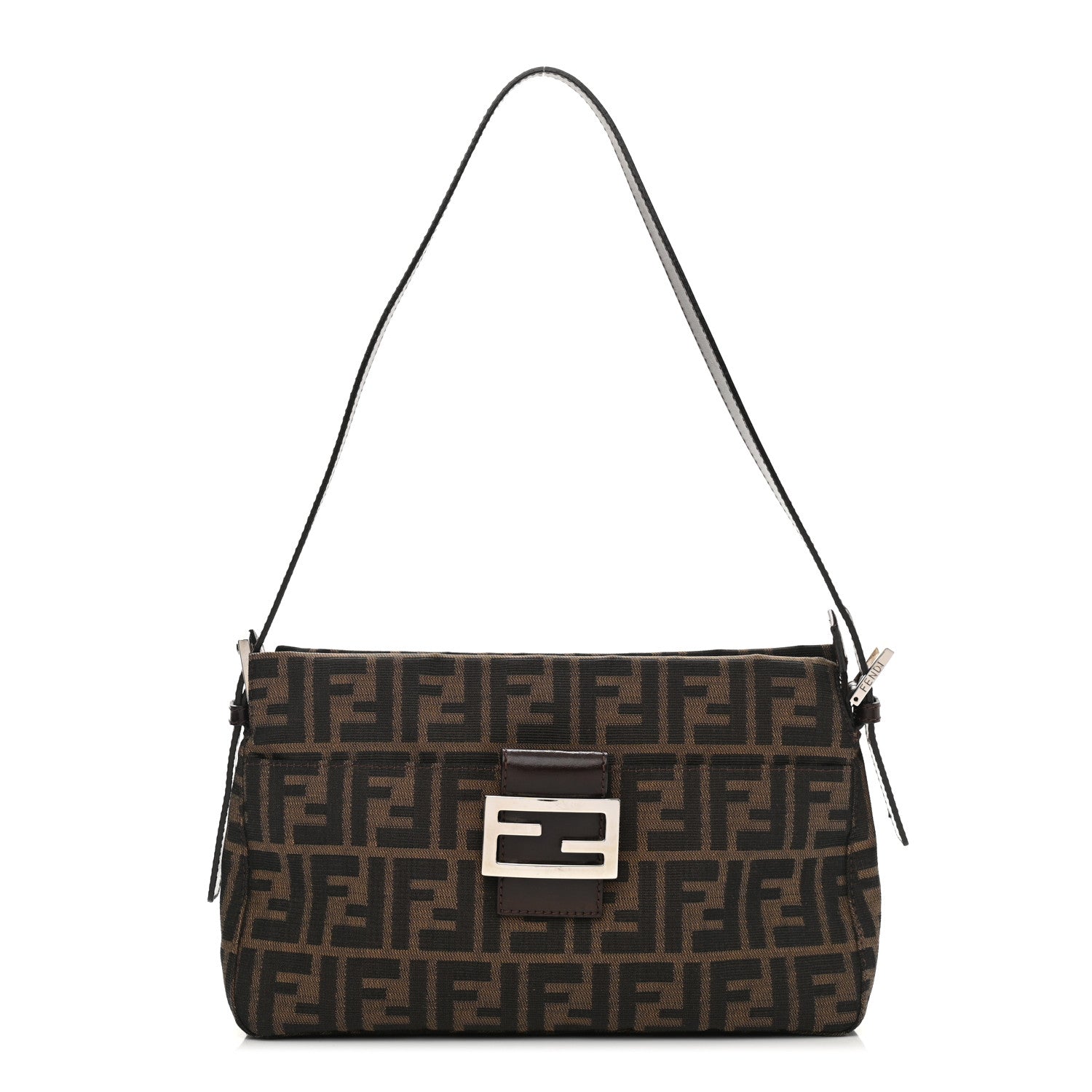 Fendi Zucca Shoulder Bag Tobacco 1 of 9
