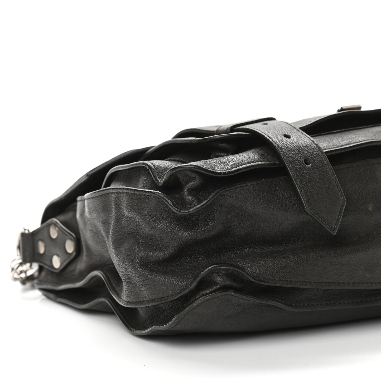 Lambskin Medium PS1 Satchel Dark Chocolate