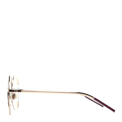 Christian Dior Split 1 Aviator Sunglasses Gold 3 of 7