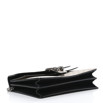 Gucci GG Supreme Monogram Medium Dionysus Shoulder Bag Black 4 of 16