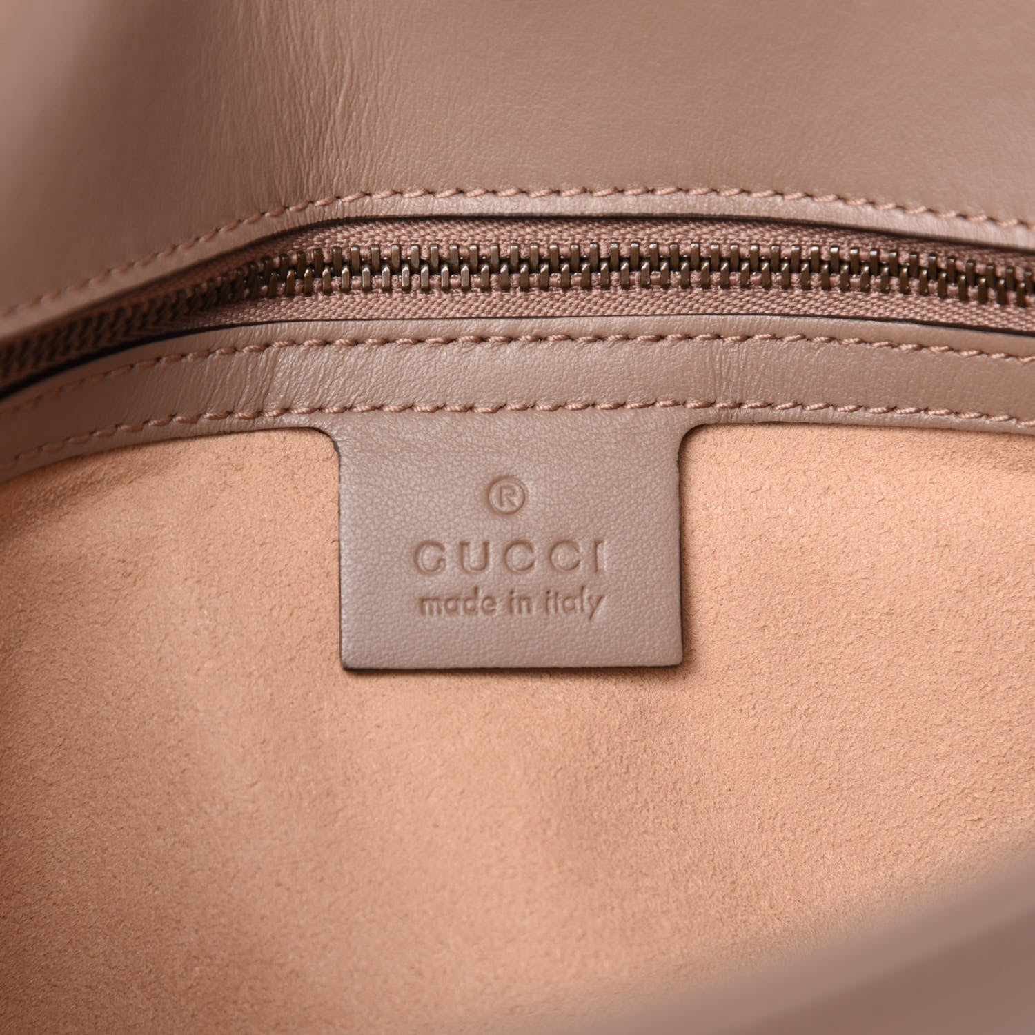 Gucci Calfskin Matelasse Small GG Marmont Shoulder Bag Porcelain Rose 8 of 10