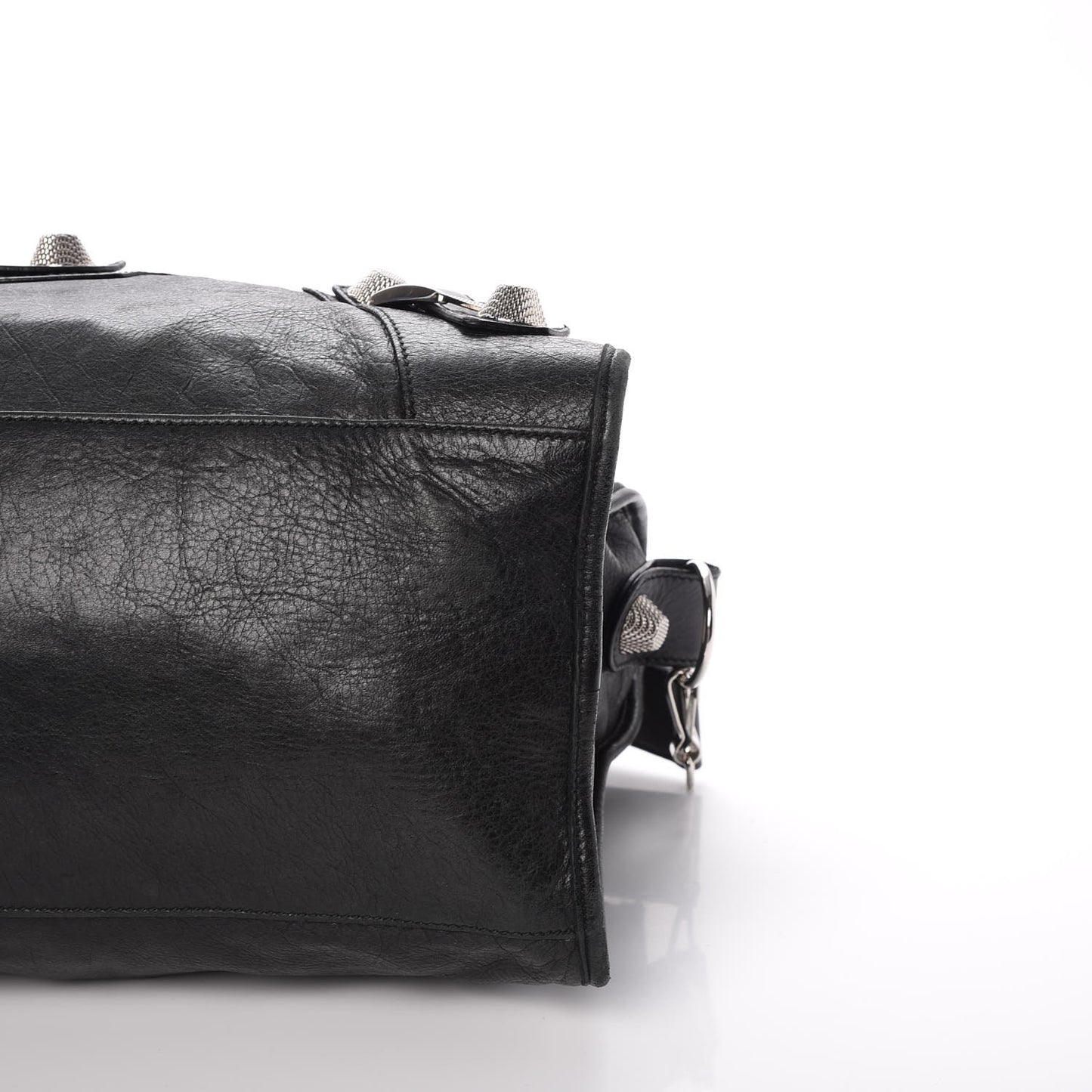 Agneau Giant 21 Silver Hardware Part Time Black
