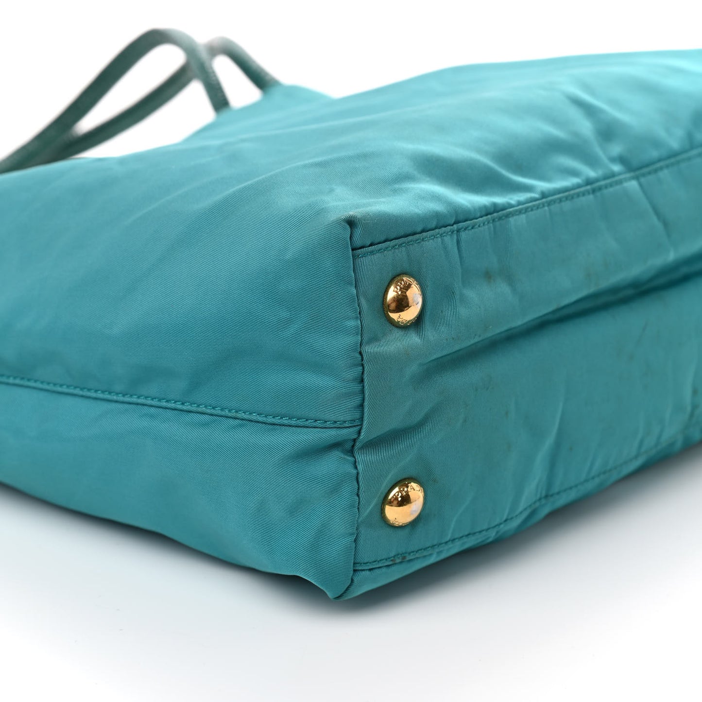 Tessuto Nylon Tote Turchese