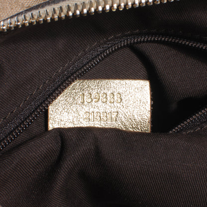 Gucci Monogram D Gold Large Hobo Metallic Gold 7 of 8
