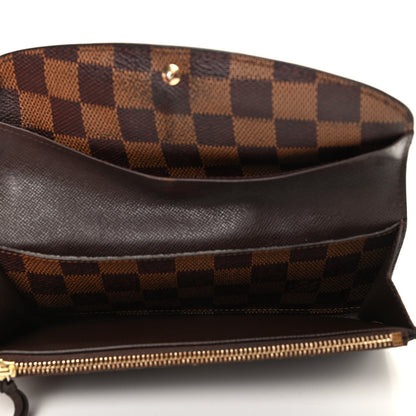 Louis Vuitton Damier Ebene Emilie Wallet 5 of 9