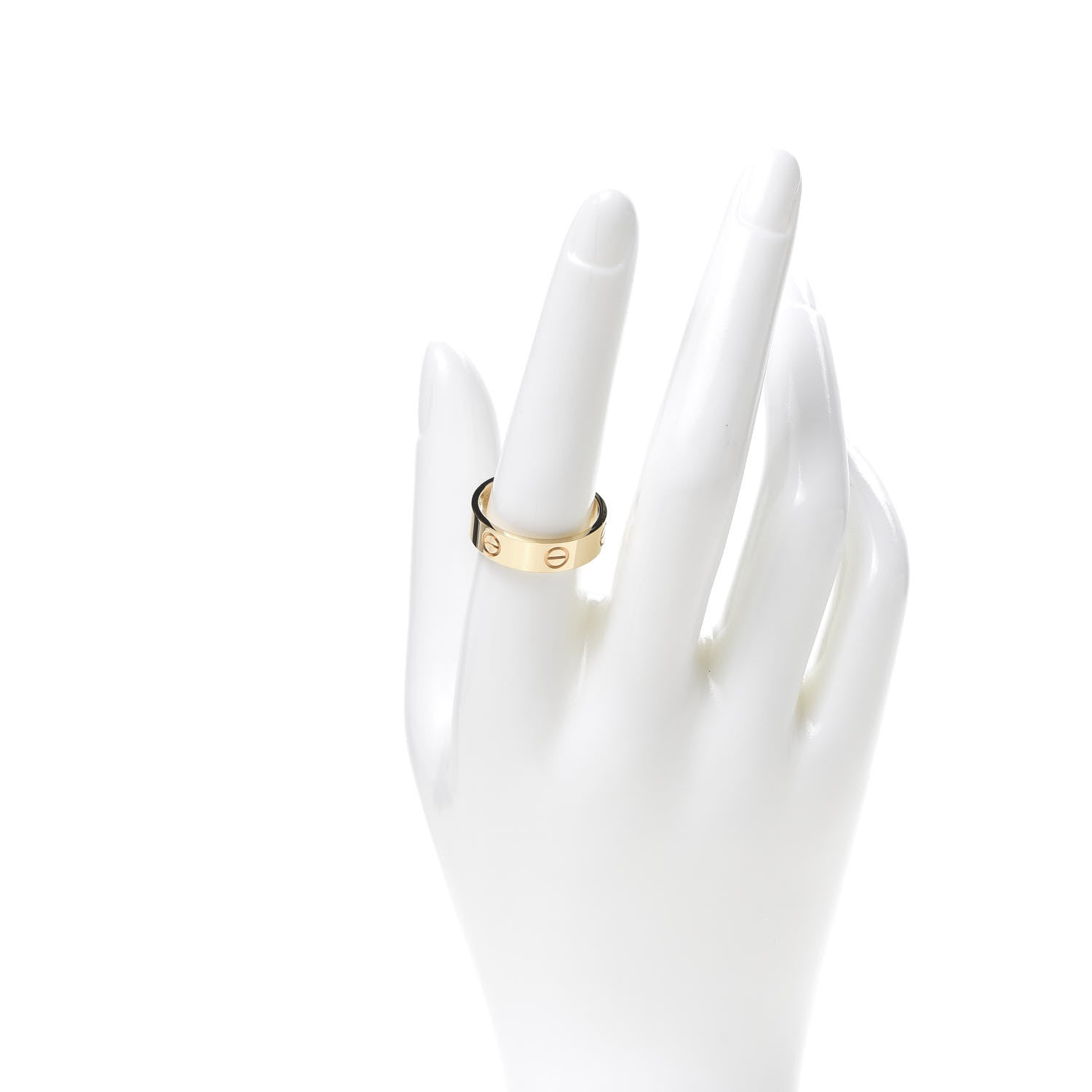 Cartier 18K Yellow Gold 5.5mm LOVE Ring 58 8.5 2 of 6