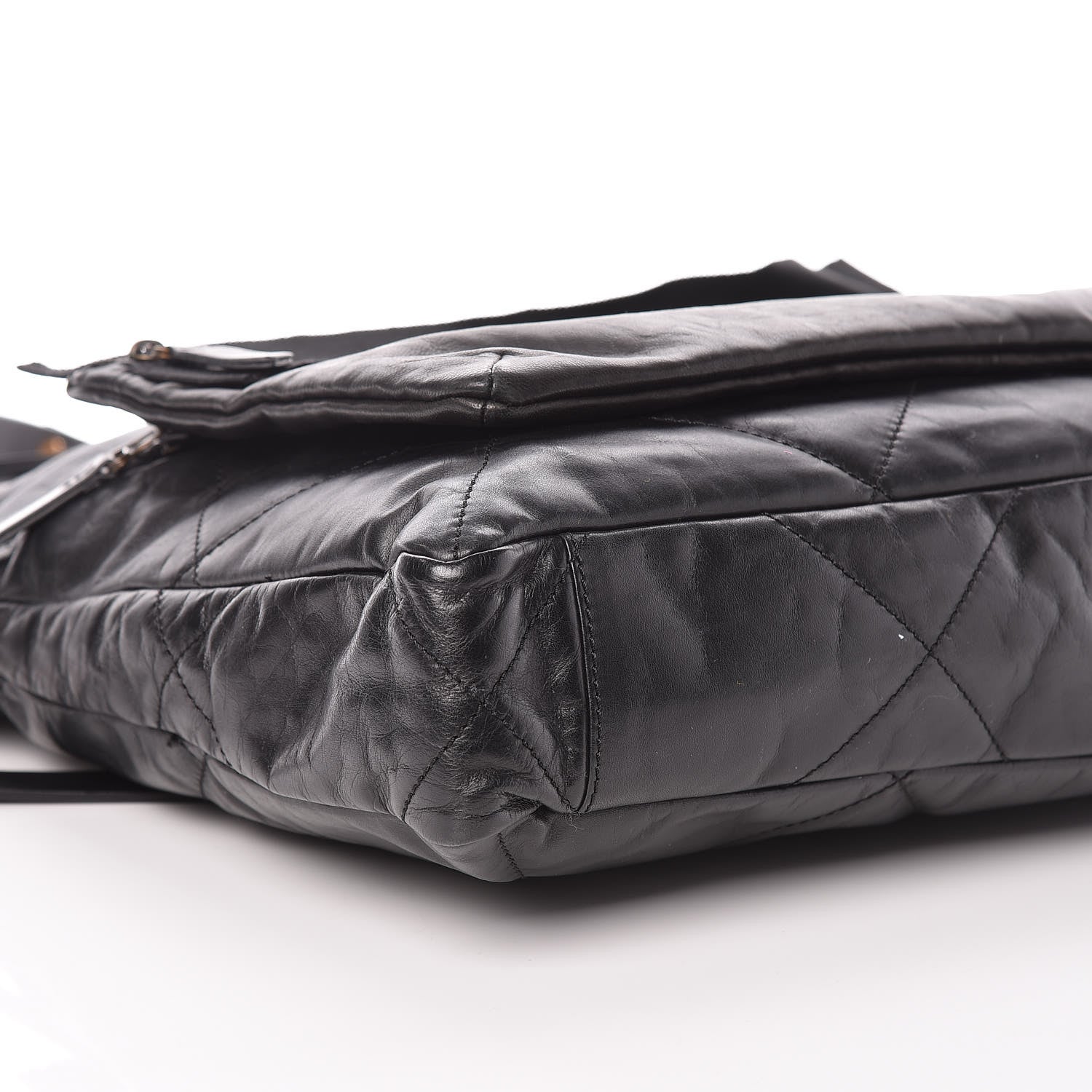 Lanvin Calfskin Quilted Dear Danae Shoulder Bag Black 7 of 8