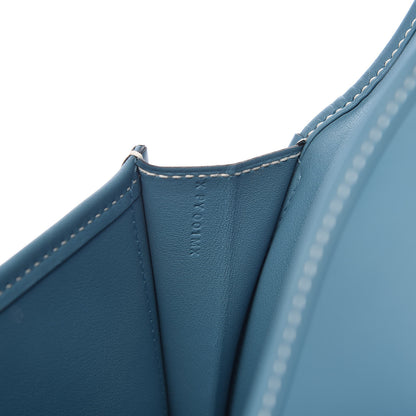 Hermes Swift Jige Elan 29 Clutch Blue Jean 7 of 9