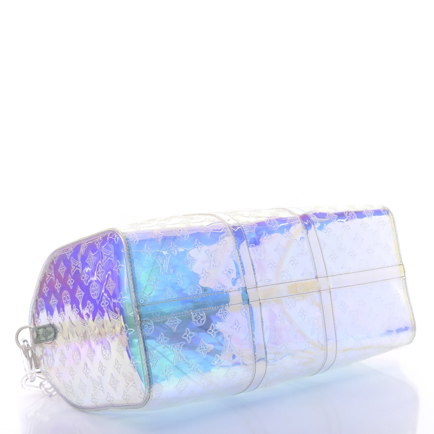 PVC Monogram Keepall Bandouliere 50 Iridescent Prism