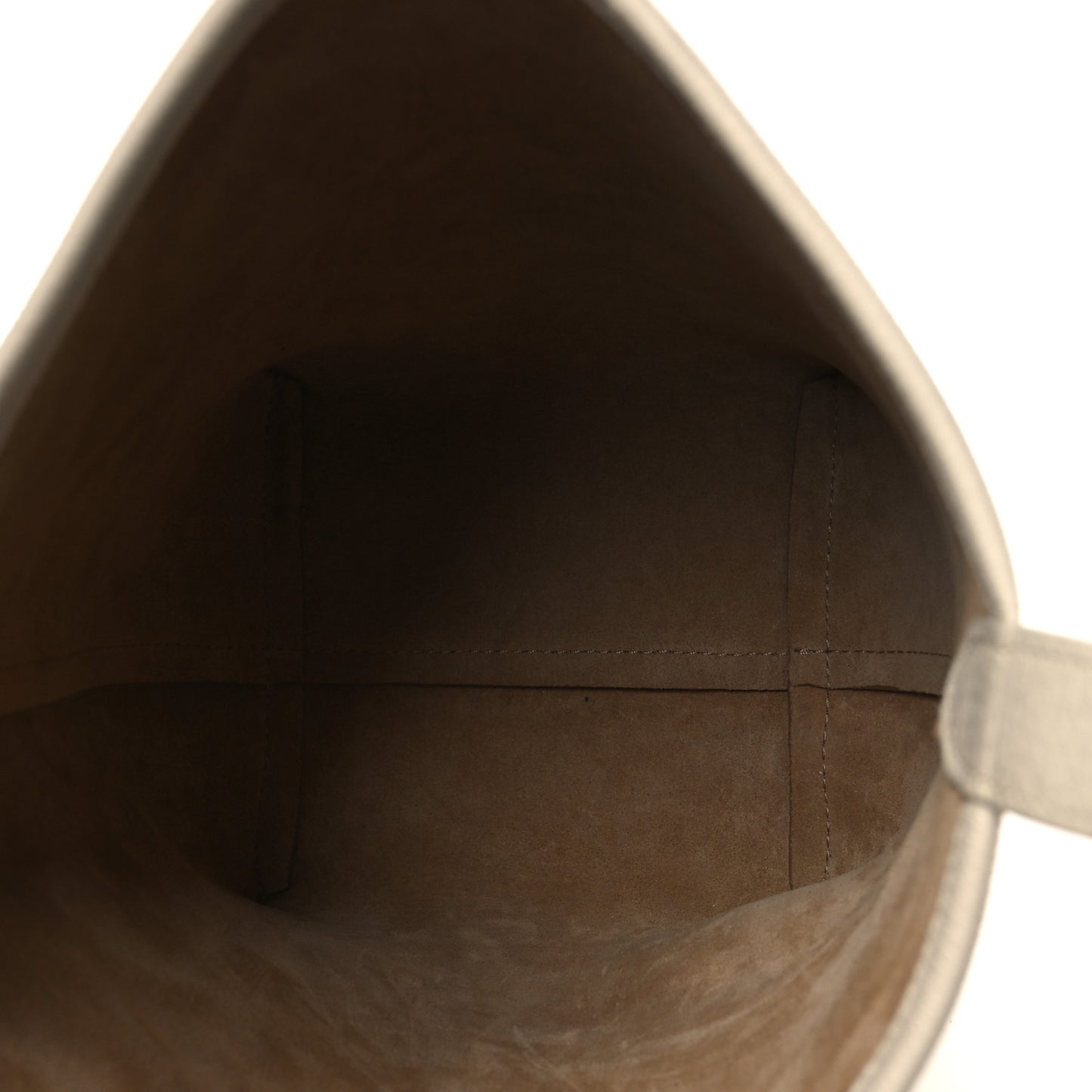 Grained Calfskin Small N/S Park Tote Ivory