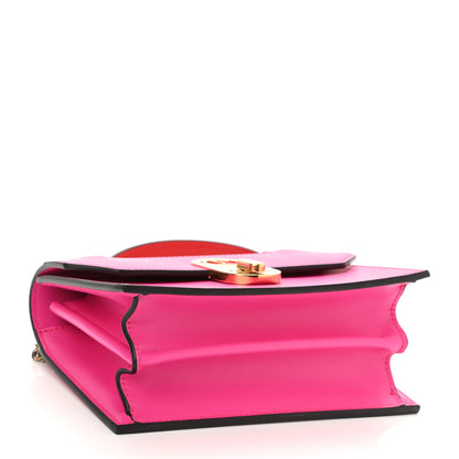 Christian Louboutin Calfskin Elisa Mini Shoulder Bag Loubi Hot Pink 4 of 8