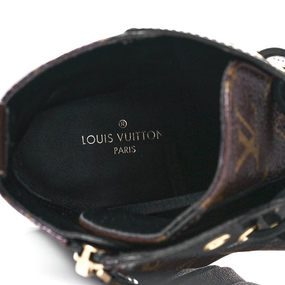 Louis Vuitton Patent Calfskin Monogram Star Trail Ankle Boots 39.5 Black 8 of 9