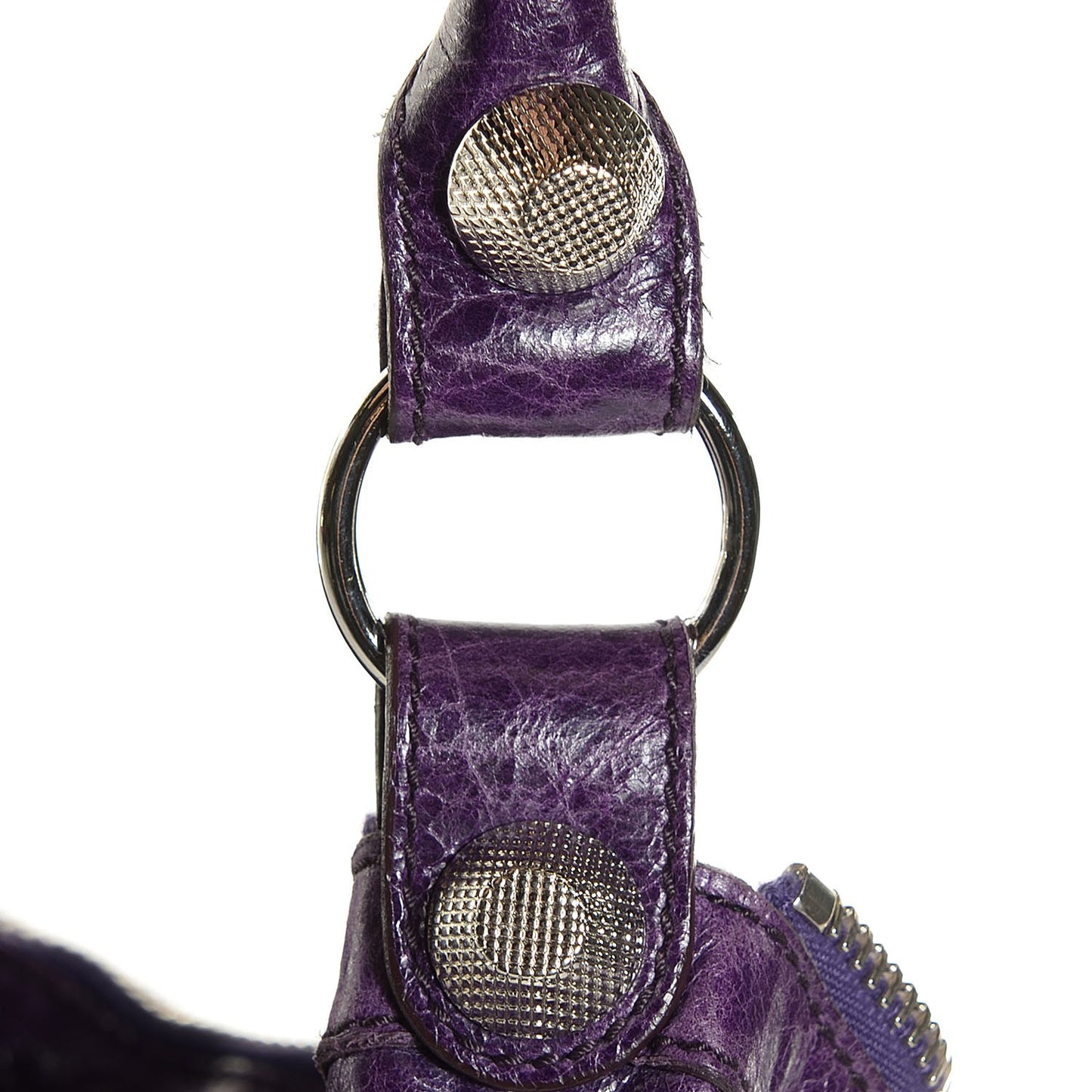 Chevre Giant 21 Silver Hardware Day Hobo Violet