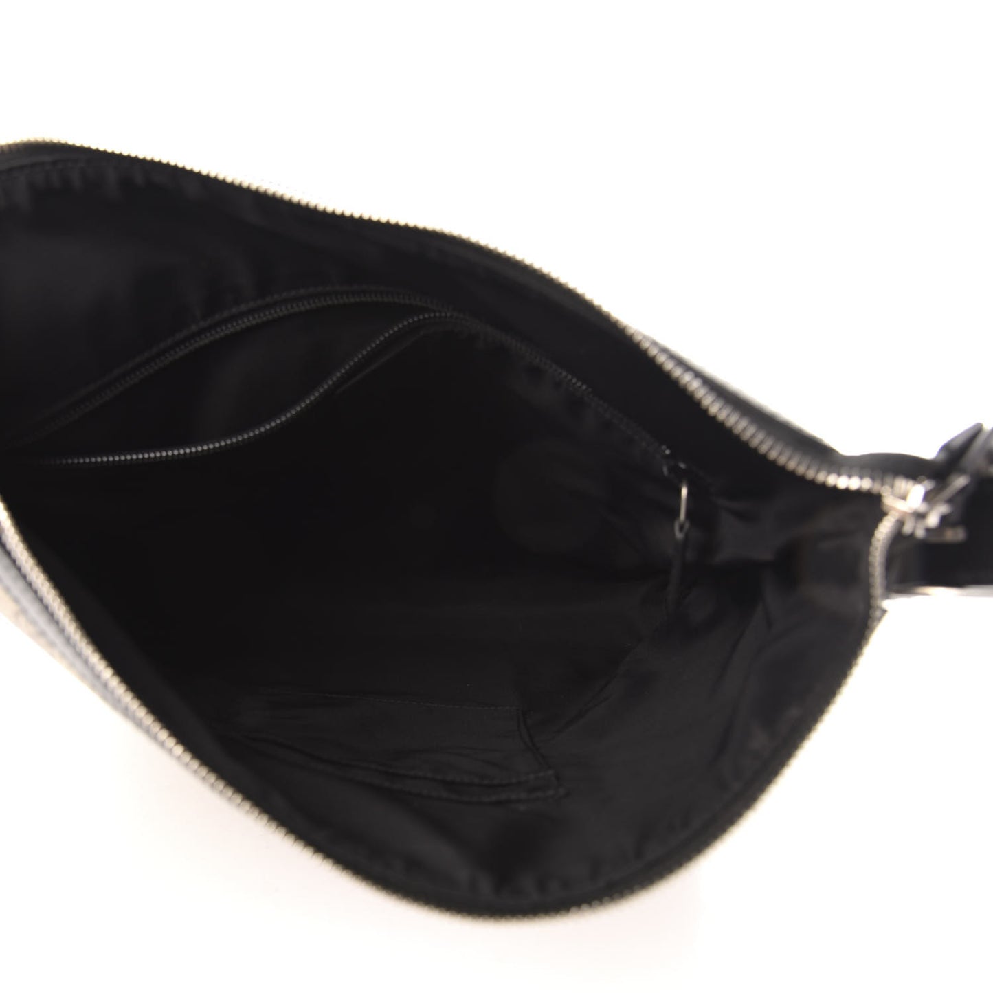 GG Supreme Monogram Web Messenger Bag Black