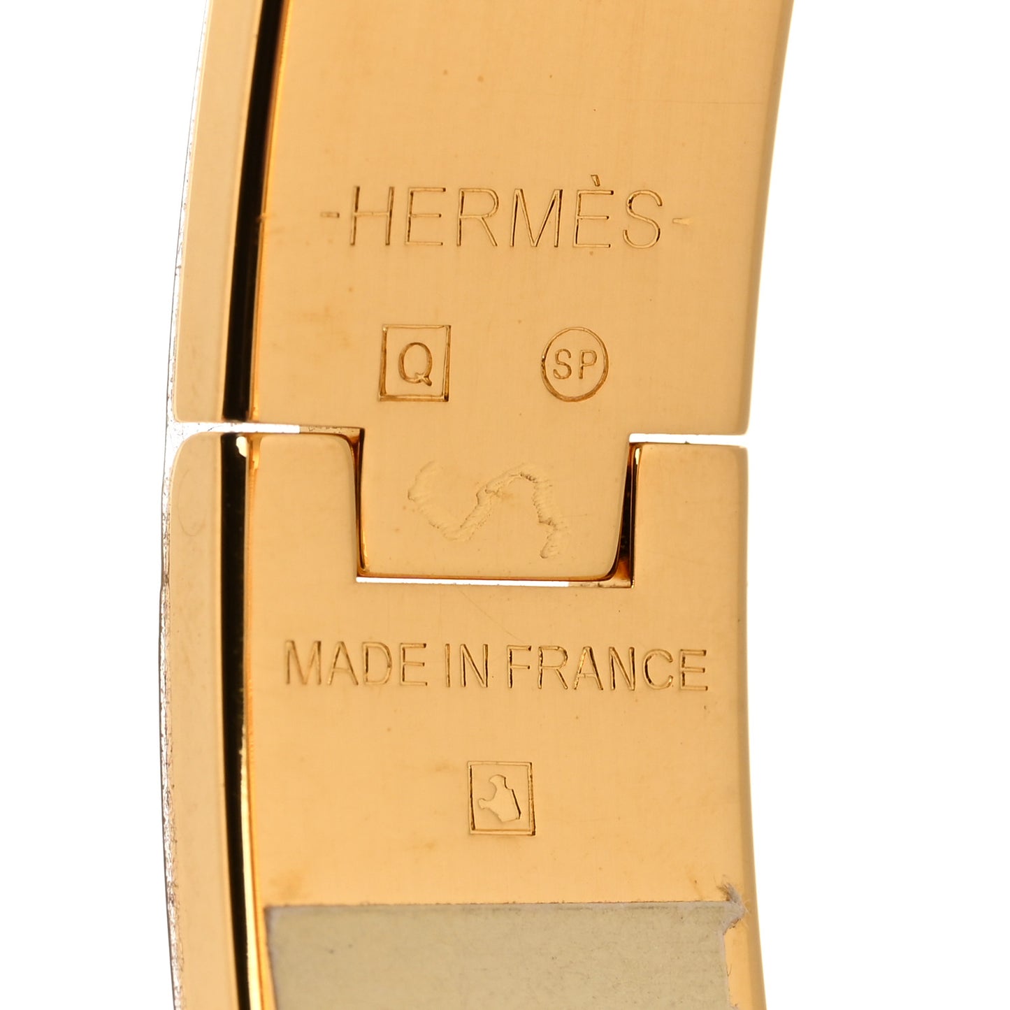 Enamel Narrow Clic Clac H Bracelet PM Aqua