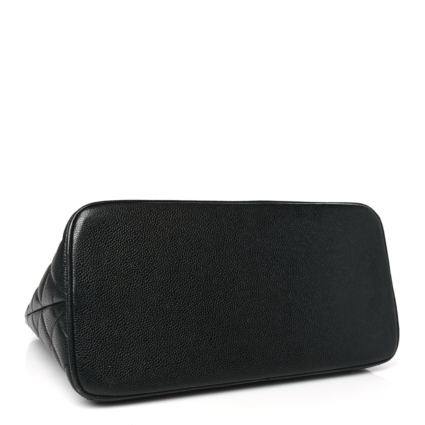 Caviar Quilted Medallion Tote Black