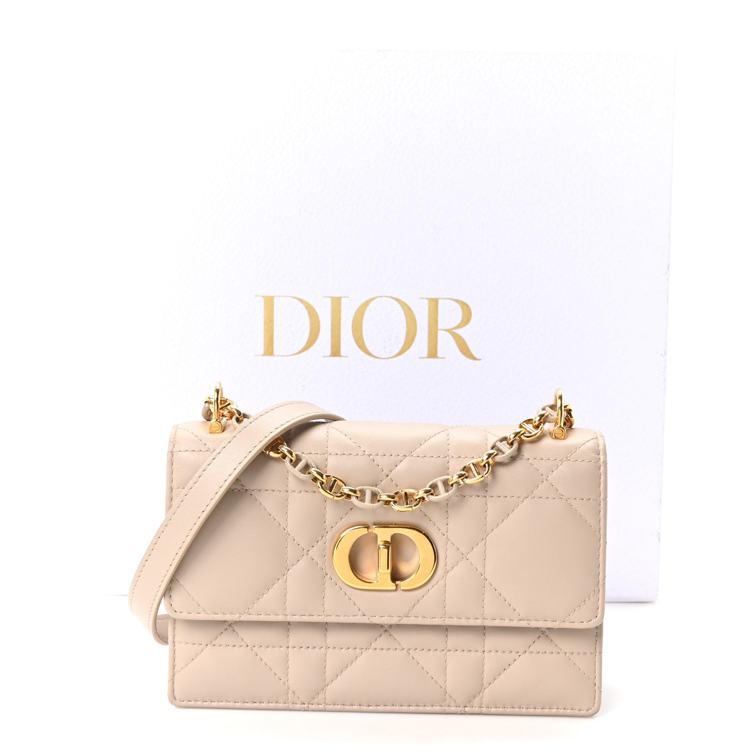Christian Dior Lambskin Macrocannage Mini Miss Caro Bag Caramel Beige 11 of 11