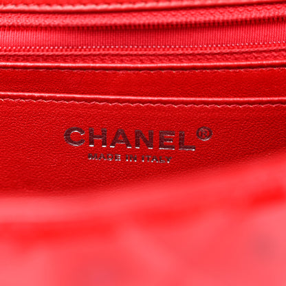 Chanel Patent Jumbo Single Flap Red 6 of 15