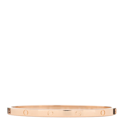 Cartier 18K Pink Gold Small LOVE Bracelet 16 2 of 5