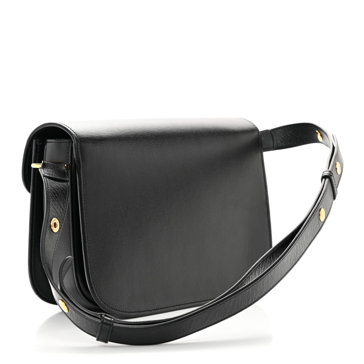 Gucci Azalea Calfskin Horsebit 1955 Shoulder Bag Black 3 of 13
