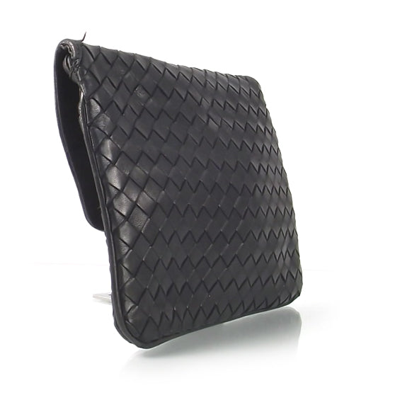 Bottega Veneta Vintage Woven Clutch Bag Nero 3 of 9