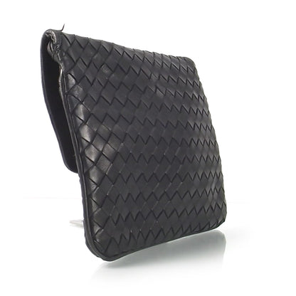 Bottega Veneta Vintage Woven Clutch Bag Nero 3 of 9