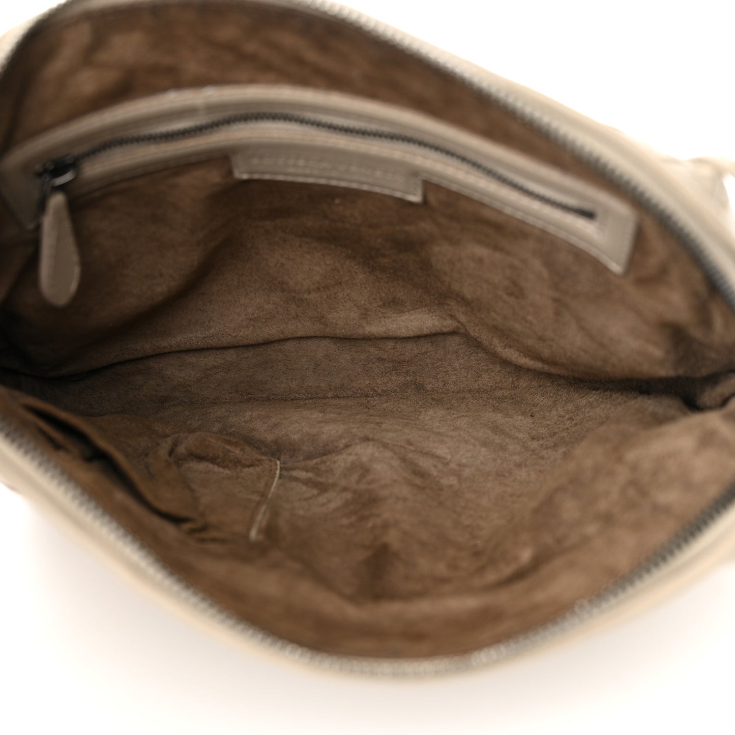 Nappa Intrecciato Nodini Crossbody Messenger Steel