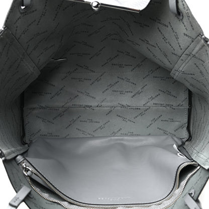 Marc Jacobs Calfskin Kiss Lock Tote Rock Gray 4 of 4