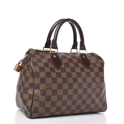 Louis Vuitton Damier Ebene Speedy 25 3 of 10
