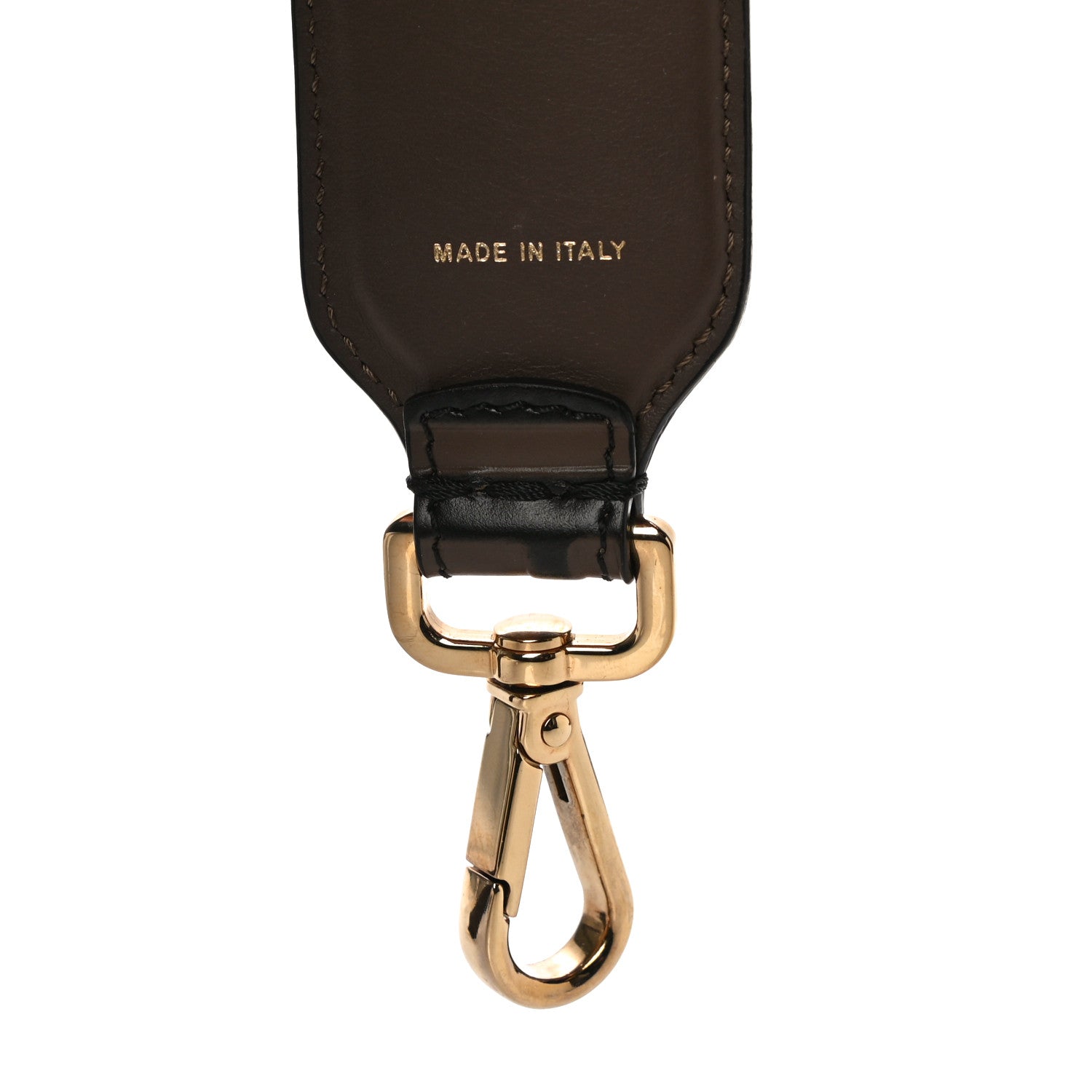 Fendi Vitello Century Bi-Color FF 1974 Embossed Strap You Maya Black 6 of 7