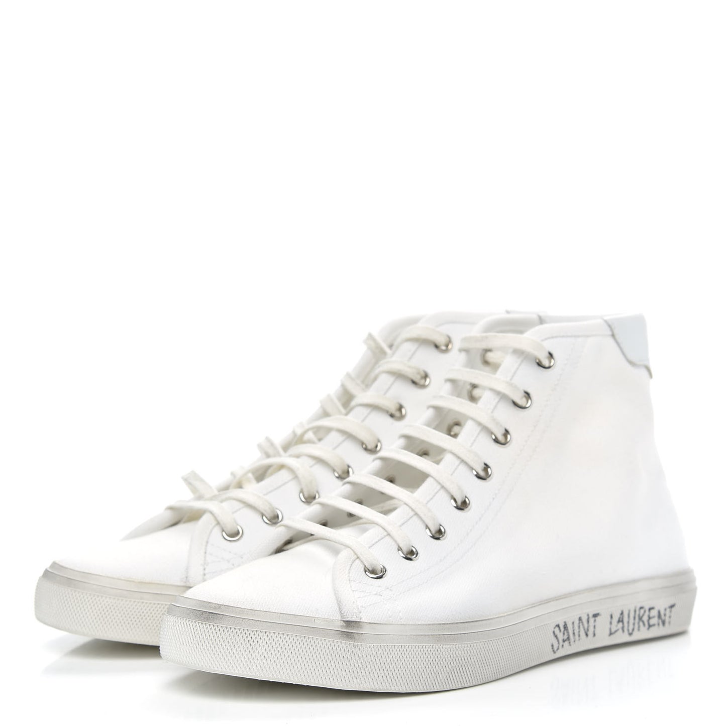 Canvas Womens Malibu High Top Sneakers Optic 39.5 White