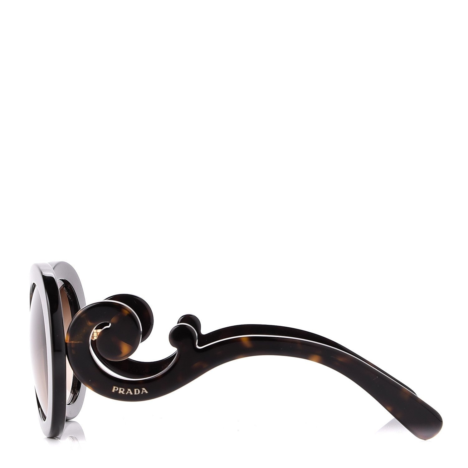 Prada Baroque Sunglasses SPR 27N Tortoise 3 of 7