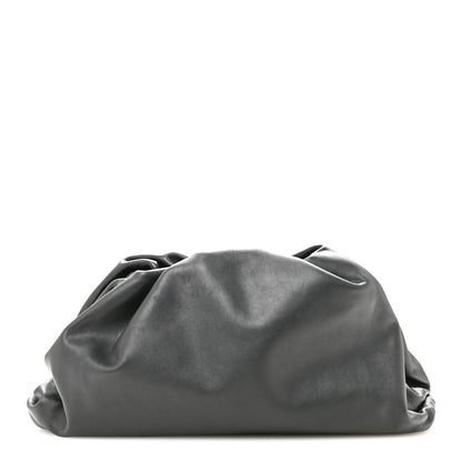 Bottega Veneta Smooth Butter Calf The Pouch Oversized Clutch Black 1 of 10