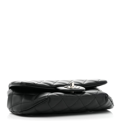 Chanel Calfskin Quilted CC Uniform Flap Belt Bag Black 4 of 9