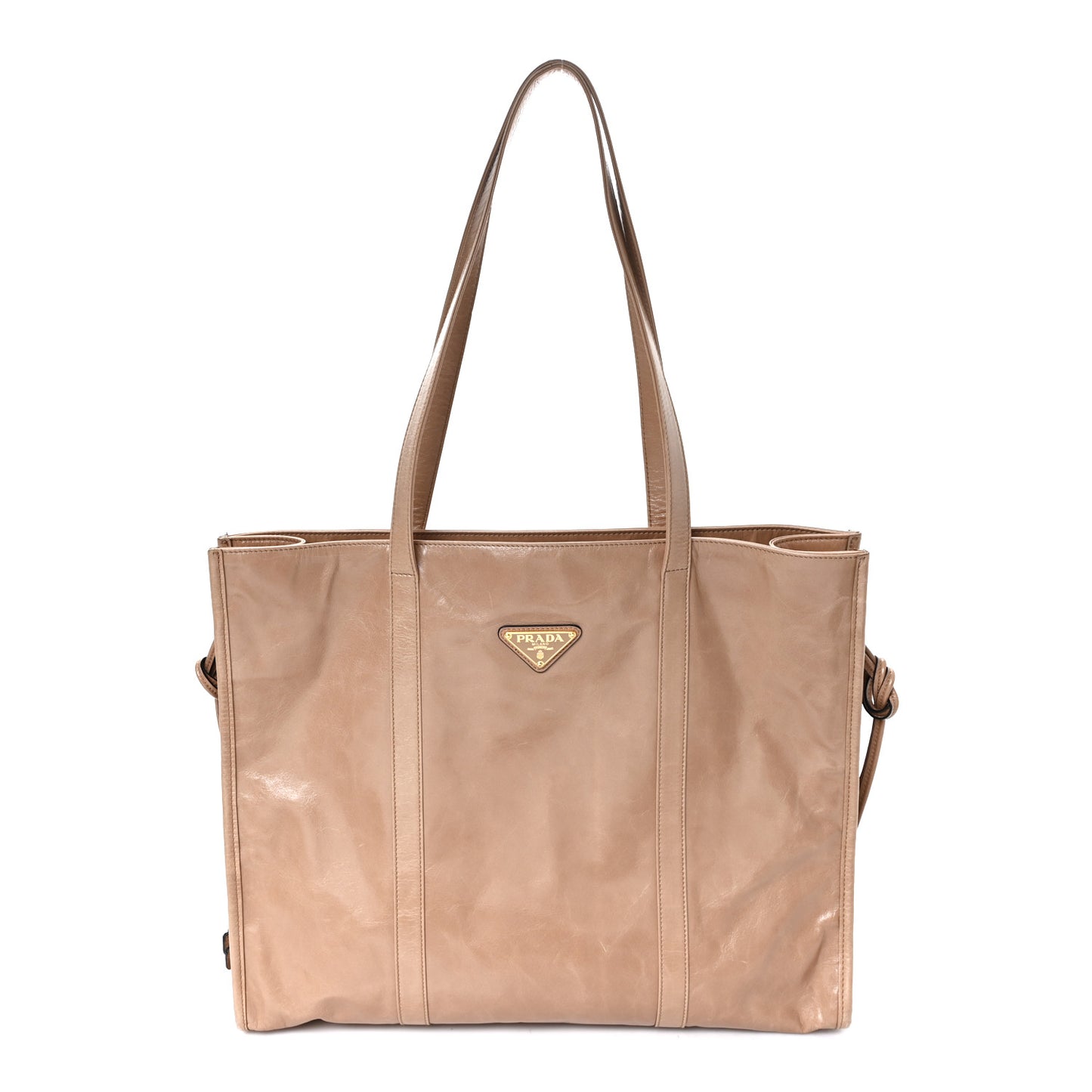 Soft Lux Large Shopping Tote Travertine