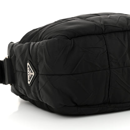 Prada Tessuto Nylon Quilted Messenger Black 9 of 10