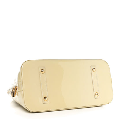Louis Vuitton Vernis Alma GM Blanc Corail 4 of 10