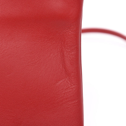Celine Lambskin Small Trio Crossbody Bag Red 10 of 12