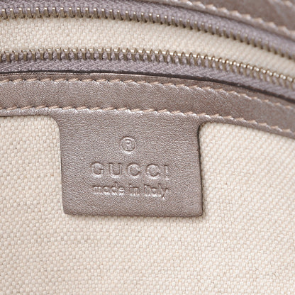 Gucci Metallic Guccissima Large GG Twins Tote Mauve 6 of 7