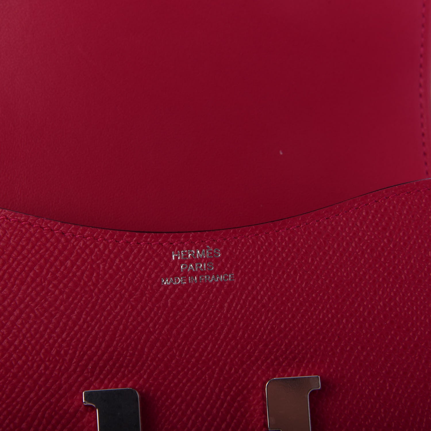 Hermes Epsom Constance Slim Wallet Rose Mexico 6 of 7