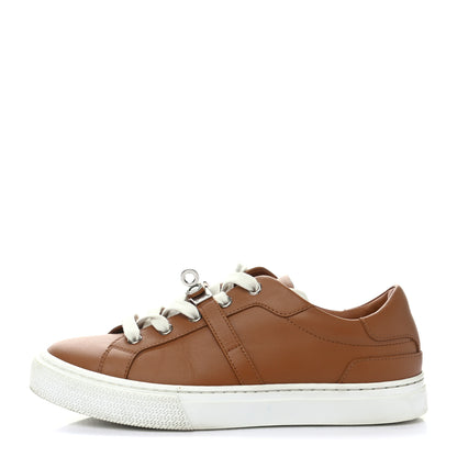 Hermes Calfskin Day Sneakers 36.5 Naturel 1 of 10