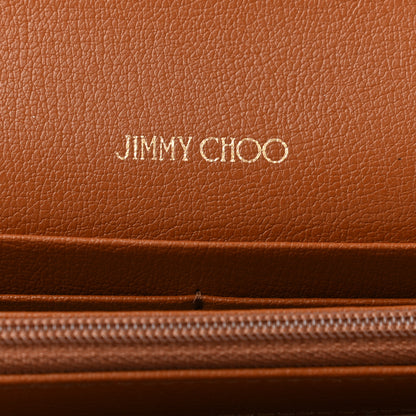 Jimmy Choo Calfskin Martina Continental Wallet Brown 6 of 8