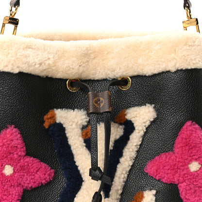 Louis Vuitton Calfskin Teddy NeoNoe MM Black 9 of 11